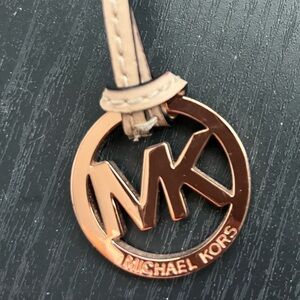 Michael Kors rose Gold Keychain/bag charm